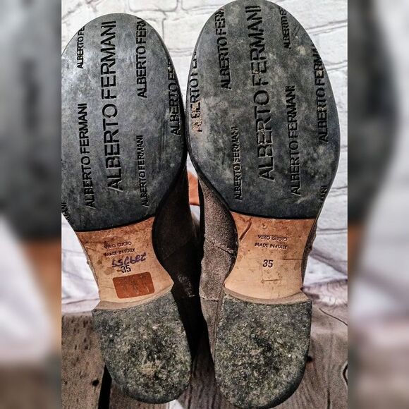 Alberto Fermani Suede Boots - Brown - Picture 9 of 10